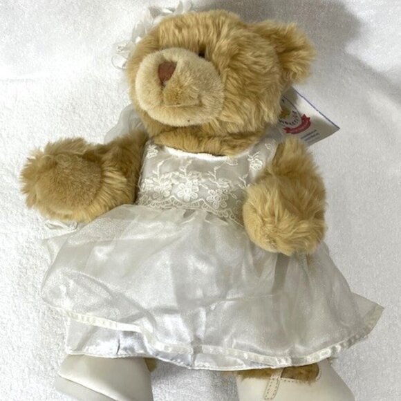 Build-a-Bear in wedding dress and veil. - Picture 5 of 7